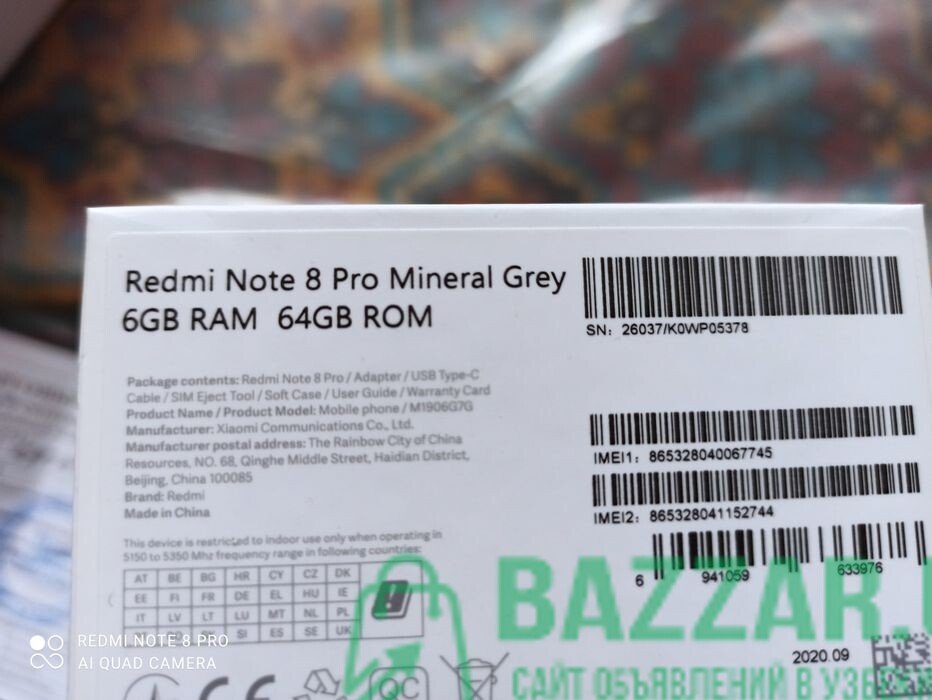 Redmi Note 8 Pro 6/64gb New