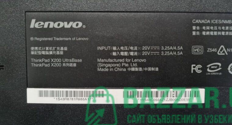 Lenovo ThinkPad X200 UltraBase Док станция