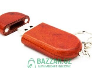 Идеальная Деревянная USB Флешка 64GB Красивей Овал