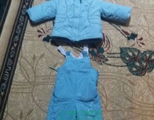 Детский зимний комбинизон с курткой
