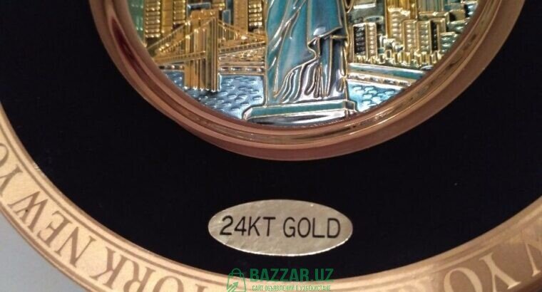 Золотой «Нью Йорк» 24 KT Gold США
