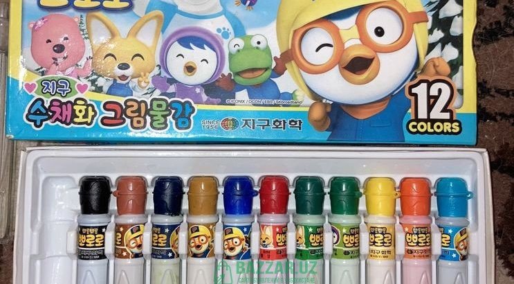 Фломастеры и краски с Кореи