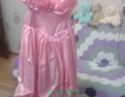 Продается бальное розовое платье на девочку 11-12