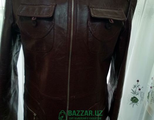 Кожанная куртка бардовая р.42-44+подарок куртка чё