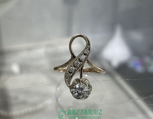 Золотой кольцо с бриллиантом СССР 2 100 у.е.