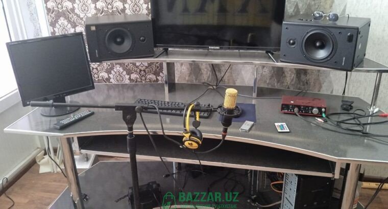 Kompyuter studia microfon monitor 1 300 у.е