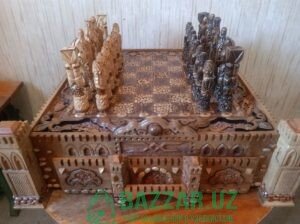 Шахматный столик из Ореха Оригинальный Подарок 850