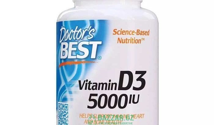 Vitamin D3 -5000 IU- 180 Softgels Doctor’s Best Д3