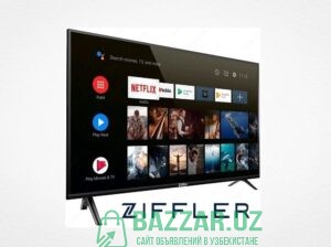 ZIFFLER 65 Диагональ Smart TV 4K, Android 10, Гара