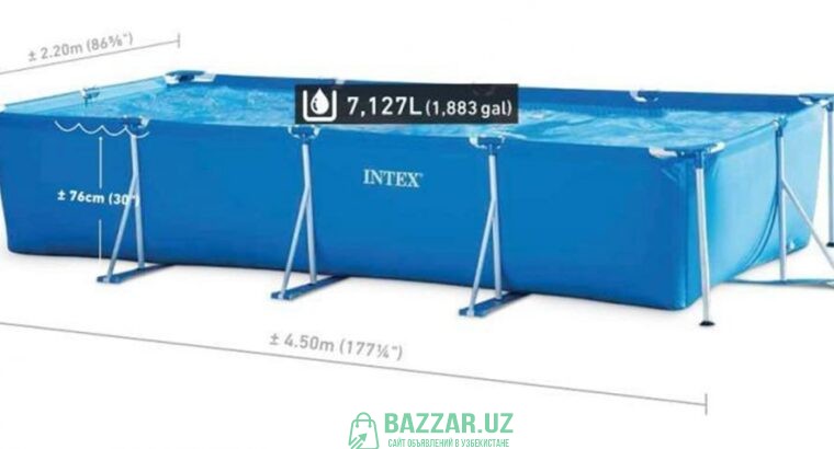 INTEX Каркасный бассейн ( 450х220х84). Бесплатно д