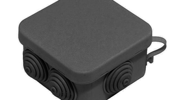Серия эл коробок IP55 в чёрном цвете HEGEL