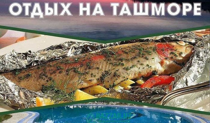Тусовка для всей семьи на природе Ташкентского мор