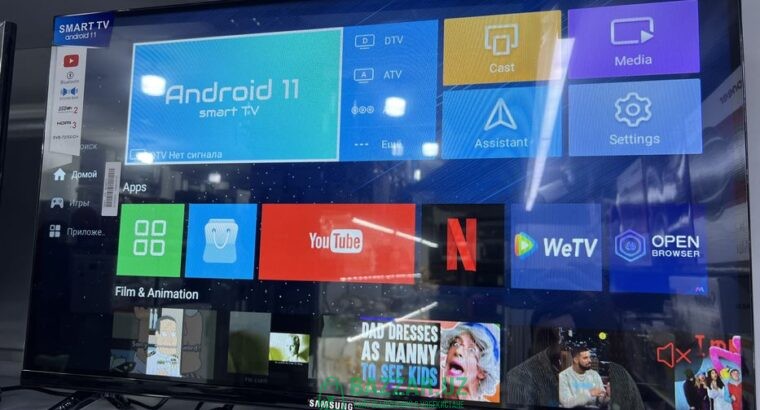 Samsung 33 Smart android TV, 2та Пулть Голосовоя У