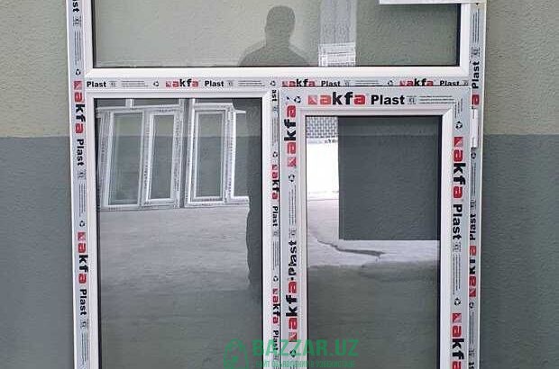Готовый и новый пвх окна Akfa с размером 2000×1700