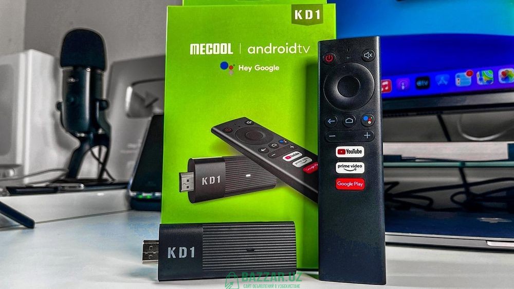 SmartBox Mecool KD1 android 10.Youtube+Bepul Kanal