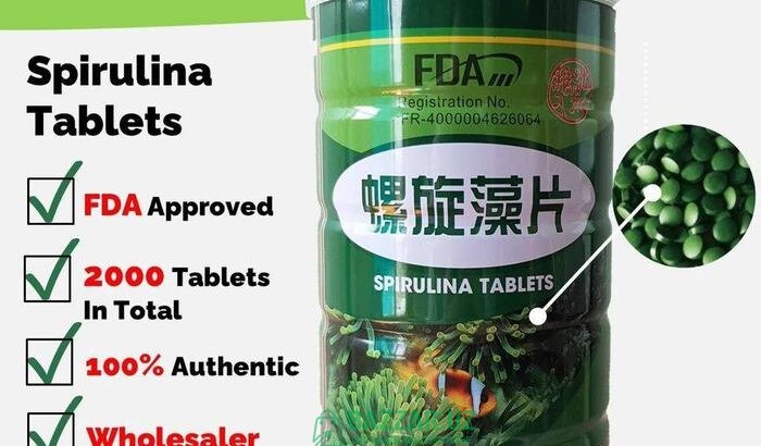 Spirulina tabiiy (origina) Vitamin 2000 dona table