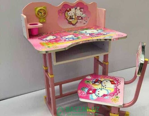 Детский столик + стульчик с мульчашными рисунками!