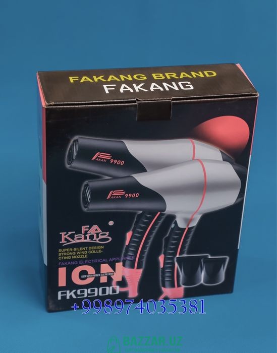 Фен для укладки волос FAKANG FK9900, Fen sochni qu