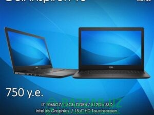 Ноутбук Dell Inspiron core i7-1065G7/16Gb/512Gb/15