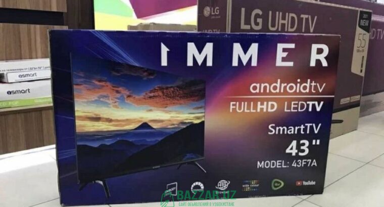 Скидка!!! ТВ Immer-43’ Smart Android доставка бесп