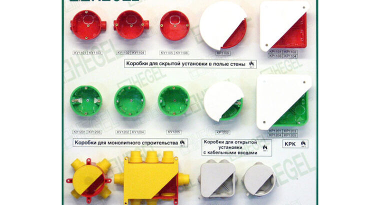 Разветвительные коробки КР1103,160x130x70 мм с/уст