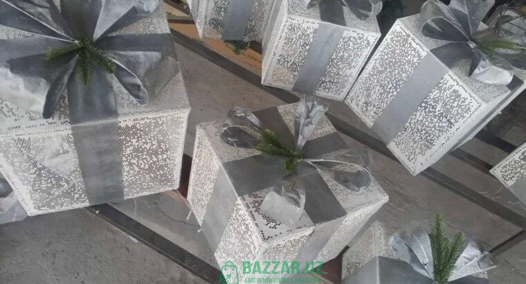 Новогодние 3Д фигуры, 3Д подарки. Ташкент
