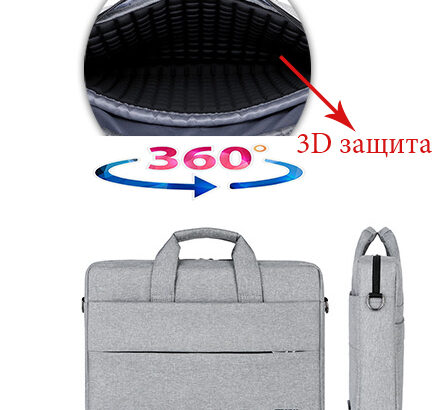 сумка для ноутбука с защитой 3D 13″ и 15.6″
